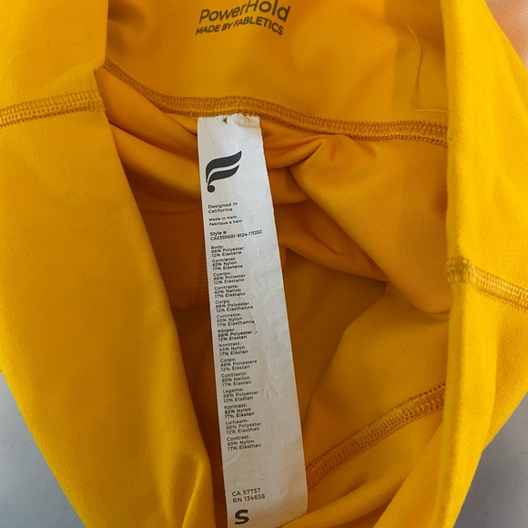 Fabletics Small In The Go Powerhold High Waisted Size Pockets Leggings EUC - Picture 10 of 10
